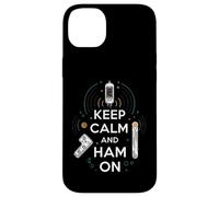 Keep Calm Ham On Radio Operator Amateur Radio Tube Custodia per iPhone 14 Plus