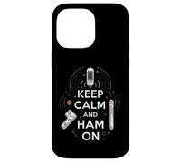 Keep Calm Ham On Radio Operator Amateur Radio Tube Custodia per iPhone 14 Pro Max