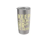 Keep Calm HR è qui HR Bicchiere termico in acciaio inox doppia parete