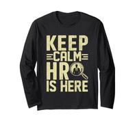 Keep Calm HR è Qui HR Maglia a Manica