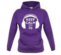 Keep Calm I'M A Dj - Bambini Felpa/Maglione - Love Mixing Musica Disco Fantino