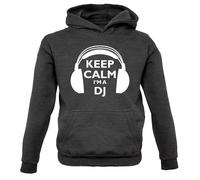 Keep Calm I'M A Dj - Bambini Felpa/Maglione - Love Mixing Musica Disco Fantino