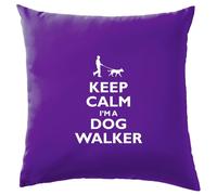 Keep Calm I'M a Dog Walker - Cuscino - Walking Cani Cucciolo Job Camminata