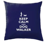 Keep Calm I'M a Dog Walker - Cuscino - Walking Cani Cucciolo Job Camminata