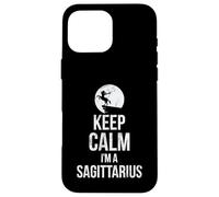 Keep Calm im a Sagittario Custodia per iPhone 16 Pro Max