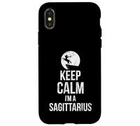 Keep Calm im a Sagittario Custodia per iPhone X/XS