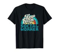 Keep Calm I'm A Social Worker - Assistente sociale Maglietta