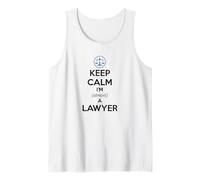 Keep Calm I'm Almost a Lawyer | Divertente Esame di Avvocato per Studenti di Legge Canotta