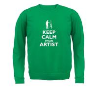 Keep Calm I'M An Artista - Adulti Felpa/Maglione - Pittore Arte Pittura