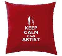Keep Calm I'M An Artista - Cuscino - Pittore Arte Pittura Cavalletto Love