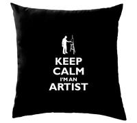 Keep Calm I'M An Artista - Cuscino - Pittore Arte Pittura Cavalletto Love
