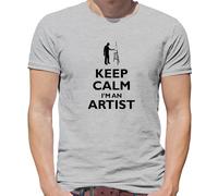 Keep Calm I'M An Artista - T-Shirt - Pittore Arte Pittura Cavalletto Love
