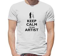 Keep Calm I'M An Artista - T-Shirt - Pittore Arte Pittura Cavalletto Love