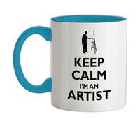 Keep Calm I'M An Artista - Tazza IN Ceramica - Pittore Arte Pittura Cavalletto