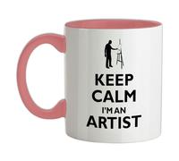 Keep Calm I'M An Artista - Tazza IN Ceramica - Pittore Arte Pittura Cavalletto