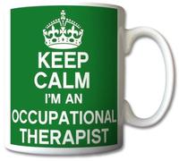 Keep Calm I'm An Occupational Therapist Mug Cup Gift Retro by GrassVillageTM