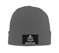 Keep Calm I'm Your Realtor Berretti in Maglia Termica Berretto in Maglia Unisex Cappello Invernale per Uomini Snowboard Donna