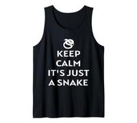 Keep Calm It's Just A Snake Owner Handler Whisperer Amante Canotta
