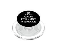 Keep Calm It's Just A Snake Owner Handler Whisperer Amante PopSockets PopGrip per MagSafe