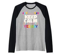 Keep Calm Its My Yes Day for Daddys Yes Day Kids Maglia con Maniche Raglan