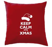 Keep Calm It's Natale - Cuscino - Natale Babbo Natale Segreto Divertente