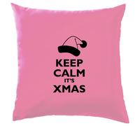 Keep Calm It's Natale - Cuscino - Natale Babbo Natale Segreto Divertente