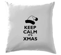 Keep Calm It's Natale - Cuscino - Natale Babbo Natale Segreto Divertente