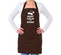 Keep Calm It's Natale - Unisex Adulti Grembiule - Babbo Segreto Divertente