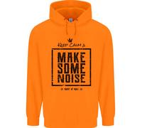Keep Calm & Make Some Noise Rock N Roll Uomo Felpa