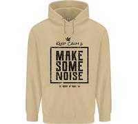 Keep Calm & Make Some Noise Rock N Roll Uomo Felpa
