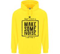 Keep Calm & Make Some Noise Rock N Rotolo Bambini Felpa con Cappuccio