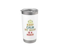 Keep calm mia madre è un'infermiera Bicchiere termico in acciaio inox doppia parete