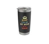 Keep calm mia madre è un'infermiera Bicchiere termico in acciaio inox doppia parete