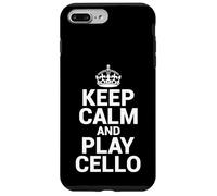 Keep Calm Play Cello Violoncello Cellist & String Virtuoso Custodia per iPhone 7 Plus/8 Plus