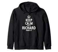 Keep Calm Richard t-Shirt Felpa con Cappuccio Regali Felpa con Cappuccio