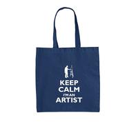 Keep Calm Sono Un Artista - Borsa In Tela - Cavalletto Per Pittore Amore