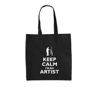 Keep Calm Sono Un Artista - Borsa In Tela - Cavalletto Per Pittore Amore