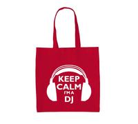 Keep Calm Sono Un DJ - Borsa In Tela - DJing Mixing Musica Disc Jockey