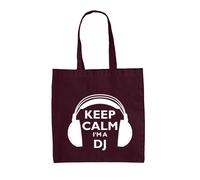 Keep Calm Sono Un DJ - Borsa In Tela - DJing Mixing Musica Disc Jockey