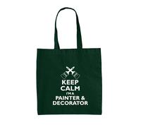 Keep Calm Sono Un Pittore E Decoratore - Borsa In Tela - Pittura E Decorazione
