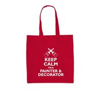 Keep Calm Sono Un Pittore E Decoratore - Borsa In Tela - Pittura E Decorazione