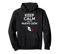 Keep Calm Soy de Nuevo Leon, Messico - Maglietta Orgoglio messicano Felpa con Cappuccio