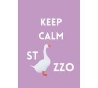 Keep Calm Sto cazzo! - Quaderno ironico a righe senza margine - Lilla: Taccuino B5 a righe - Formato B5 - Copertina rigida - 100 Pagine