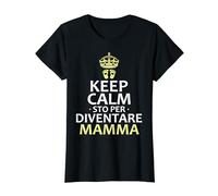 Keep Calm Sto Per Diventare Futura Mamma Annuncio Gravidanza Maglietta