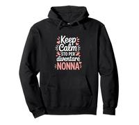 Keep Calm STO per Diventare Nonna Annuncio Gravidanza Felpa con Cappuccio