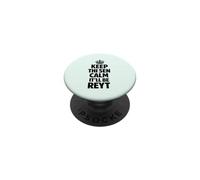 Keep Calm the Yorkshire Way Testo nero PopSockets PopGrip Adesivo