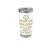 Keep calm Thi Sen, sarà Reyt Tha Knos Testo Bicchiere termico in acciaio inox doppia parete