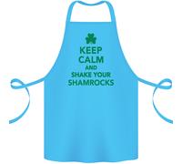 Keep Calm & Trifogli Giorno di San Patrizio Cotone Grembiule 100% Biologico
