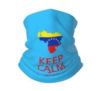 Keep Calm Un Cono SOS Venezuela Sciarpa A Mezza Faccia Elastico Sciarpa al Collo Protezione UV Bandana per Motocicletta Ciclismo Arrampicata 30X26Cm