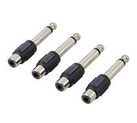 Keep Drum ada050 Audio Adapter RCA Female su Jack da 6,3 mm 4 pezzi